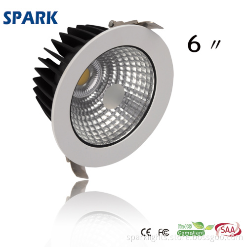 COB30W 6inch IP65 LED Recessed Downlight